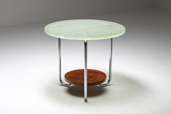 Art Deco Rosewood Occasional Table With Thick Etched Glass Top 1930s For At Pamono - Etched Glass Coffee Table Top Art Deco Rosewood Occasional Table With Thick Etched Glass Top 1930s For At Pamono - Etched Glass Coffee Table Top