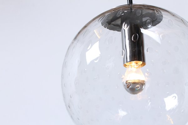Large Glass Bubble Globe Pendant Lights, Extra Large Glass Globe Pendant Light