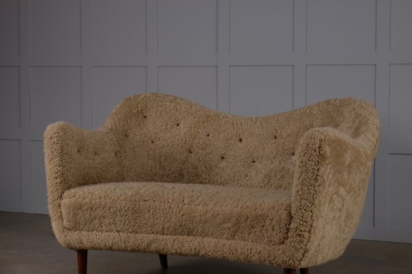 Sheepskin loveseat deals