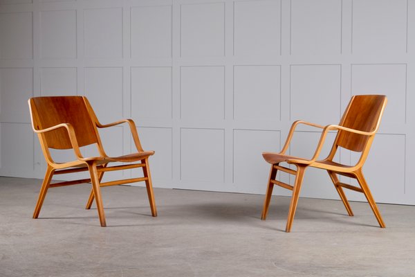 Set of Danish Ax-Chairs by Peter Hvidt & Orla Mølgaard Nielsen