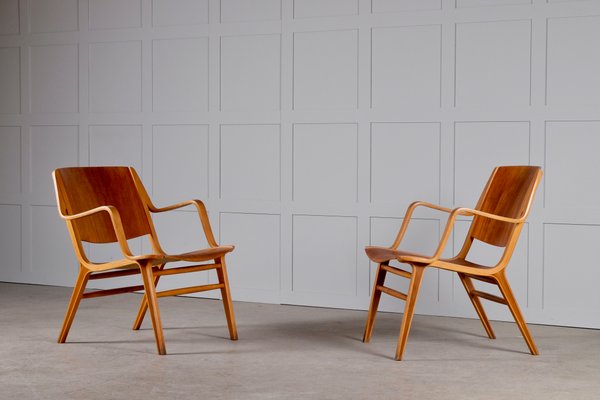 Set of Danish Ax-Chairs by Peter Hvidt & Orla Mølgaard Nielsen