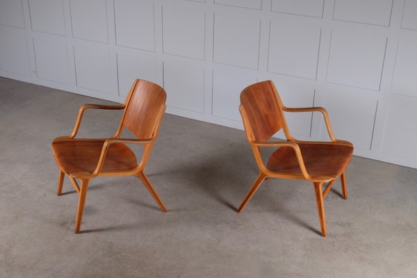 Set of Danish Ax-Chairs by Peter Hvidt & Orla Mølgaard Nielsen