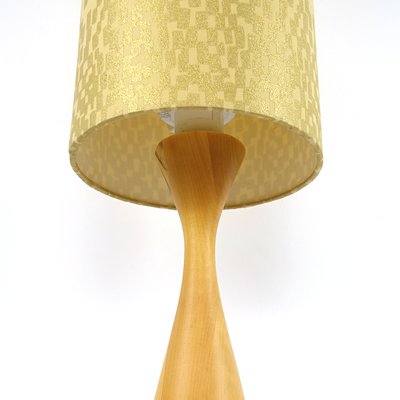 Mid Century Scandinavian Table Lamp, Table Lamps Gold Shade