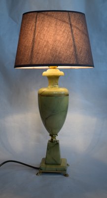 Large Marble Table Lamps 1960s Set of 2