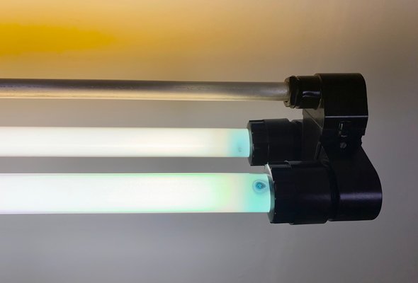 Vintage fluorescent light fixtures on sale for sale