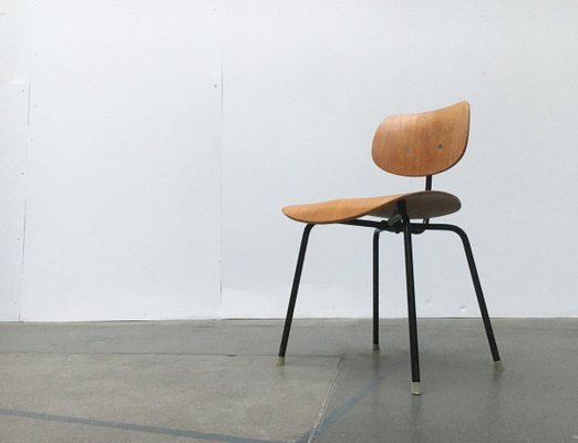 Mid-Century Early German SE 68 Chair by Egon Eiermann for Wilde+