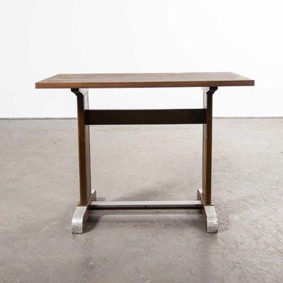 Small French Oak Model 2 Bistro Dining Table 1940s Bei Pamono Kaufen