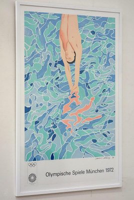 David Hockney Olympic Games Poster (printed Signature in Image