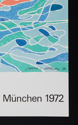 David Hockney Olympic Games Poster (printed Signature in Image