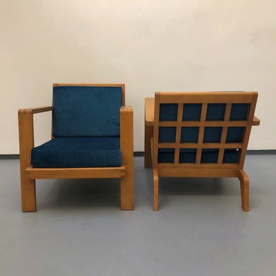 Armchairs by René Gabriel, of 2 for sale at Pamono