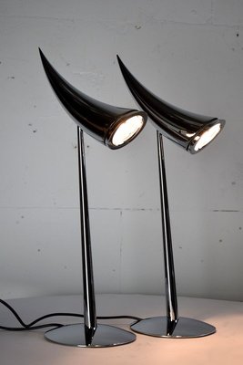Advarsel Meget sur Interpretive Ara Table Lamps by Philippe Starck for Flos, 1988, Set of 2 for sale at  Pamono