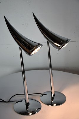 Ara Table Lamps by Philippe Starck for Flos, Set of 2 sale at Pamono