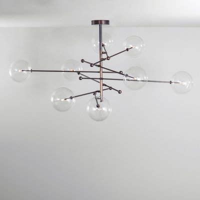 Arm Chandelier By Schwung For At Pamono Arm Chandelier By Schwung For At, Glass Globe Mobile 8 Arm Chandelier