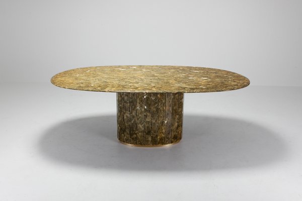 Marble brass 2024 dining table