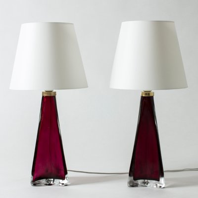 Dark red table lamps outlet