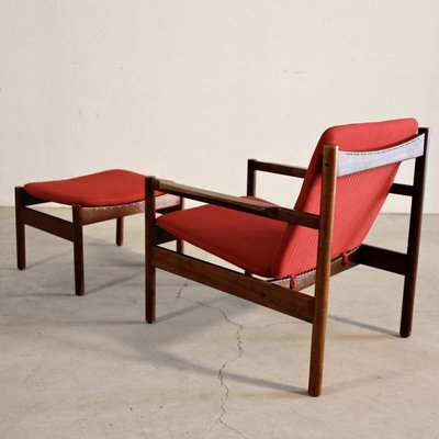 Ouro Preto Armchair And Ottoman By Michel Arnoult For Mobilia Contemporanea 1960s For Sale At Pamono