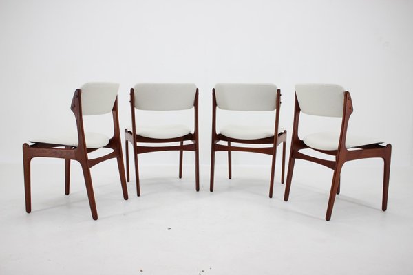 Teak Dining Chairs By Erik Buch 1960s Set Of 4 For Sale At Pamono