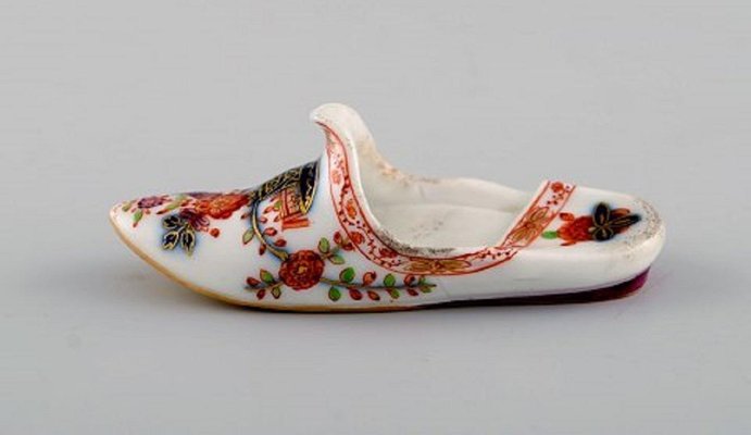 Chanclas Meissen antiguas de porcelana pintada a mano con motivos florales  en venta en Pamono