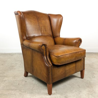 Vintage Sheep Leather Wingback Armchair For At Pamono - Leather Wingback Recliner Vintage Sheep Leather Wingback Armchair For At Pamono - Leather Wingback Recliner