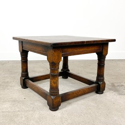 Small Vintage Square Coffee Table For, Small Square Oak Lamp Table