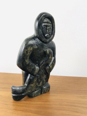 彫刻・オブジェ Inuit stone carving object First-Nations-Inuit-
