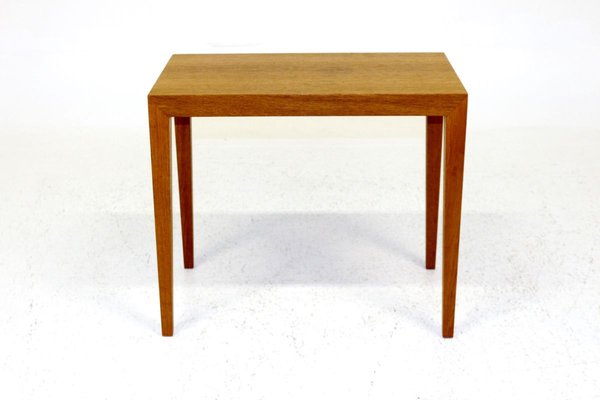 Teak Side Table by Severin Hansen for Haslev M belsnedkeri