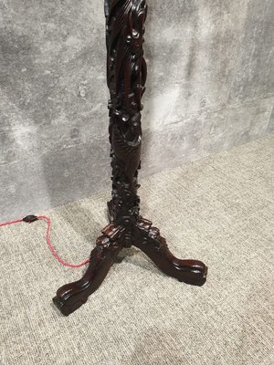 Antique Rosewood Chinese Dragon Floor Lamp For At Pamono Antique Rosewood Chinese Dragon Floor, Antique Chinese Floor Lamp