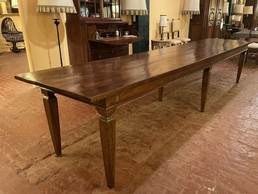 Large Antique Monastery Dining Table For At Pamono Large Antique Monastery Dining Table, 7 Foot Dining Table