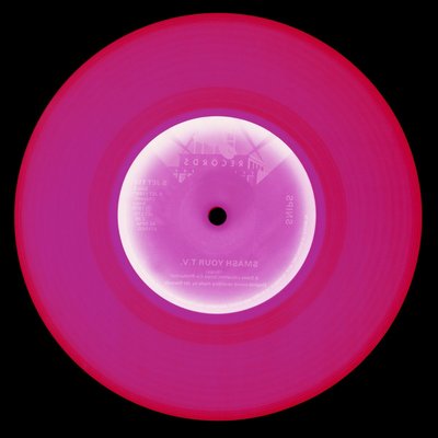 Vinyl Collection Side B Pink Color Photograph 2017 For Sale At Pamono