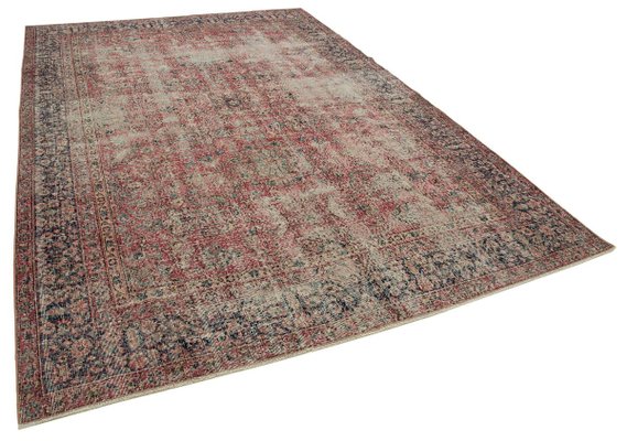 Large Vintage Red Area Rug 1950s For Sale At Pamono