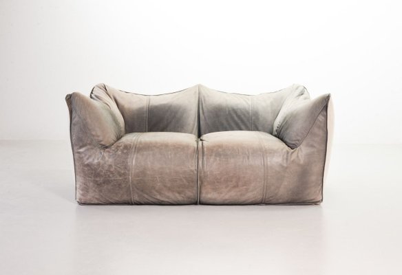 timmerman strijd Datum Leather and Fabric 2-Seater Le Bambole Sofa by Mario Bellini for C&b  Italia, Italy, 1970s for sale at Pamono
