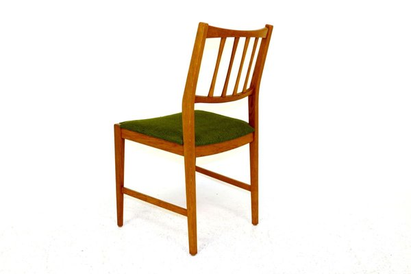 Swedish Oak Dining Chairs 1960s Set, High Back Oak Dining Chairs Set Of 6