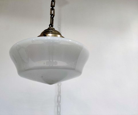 Antique Conical Opaline Pendant Lights 1930s For At Pamono - Antique Pendant Lights