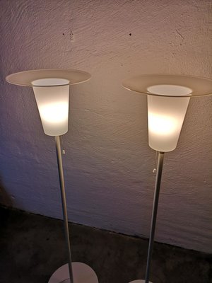 Floor Lamps From Luxus Sweden 1970s, 8 Foot Tall Floor Lamps
