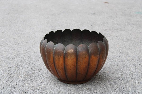 Paire vases cuivre et émaux, moyen orient - Acolytes Antique