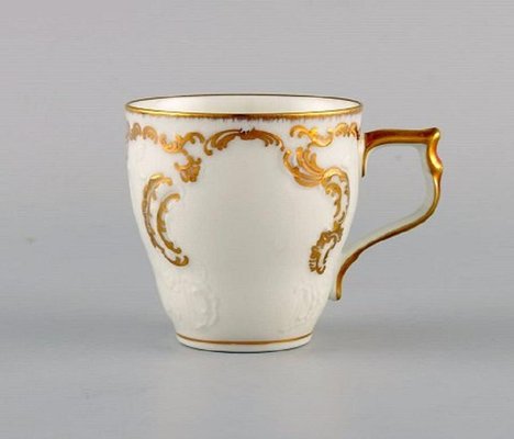 Service à liqueur rose doré Blanc/Rose Porcelaine Borduré/Floral,Végétal PARIS 2