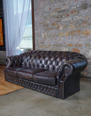 Chesterfield Sofa By Dobrouk 1960s For, Chesterfield Leather Couch Second Hand