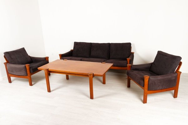 retort Rendezvous duidelijkheid Teak Living Room Set by Arne Vodder for Cado, 1970s for sale at Pamono