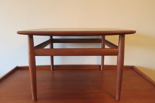 Mid Century Curved Square Coffee Table, Mid Century Modern Side Table Canada