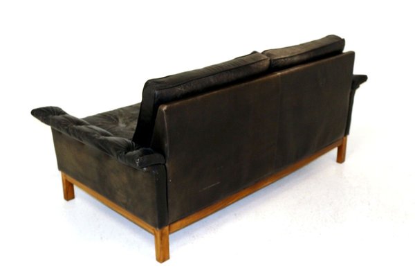 Scandinavian Leather Sofa 1960s For, Norwegian Leather Sofas