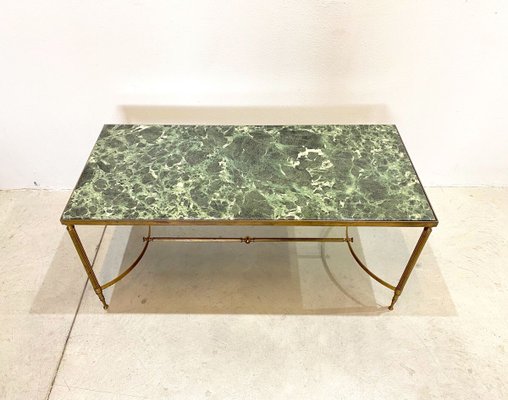 Brass And Marble Coffee Table 1960s Bei Pamono Kaufen