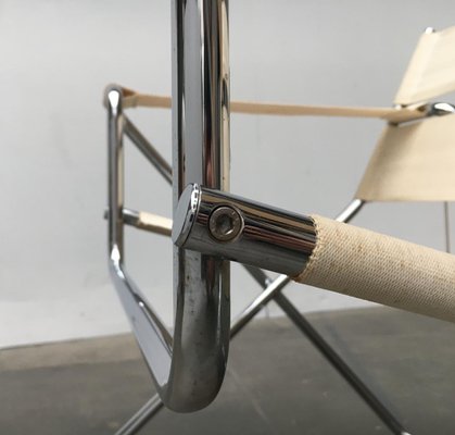 Vintage German D4 Folding Chair by Marcel Breuer for Tecta for