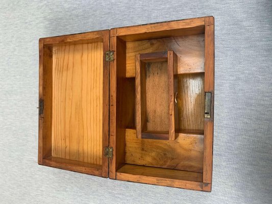 Biedermeier Walnuss Furnier Kastchen Box Mit Intarsien Bei Pamono Kaufen
