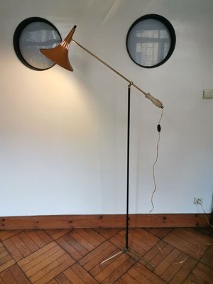 Mid Century Italian Tripod Floor Lamp, Cone Lamp Shades For Floor Lamps