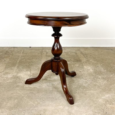 Small Round Antique Side Table Bei, Small Round Antique Side Table
