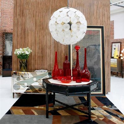 Paula brass sculptural pendant light deals