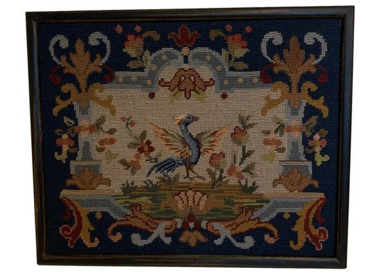 Vintage Wool Framed Tapestry for sale at Pamono