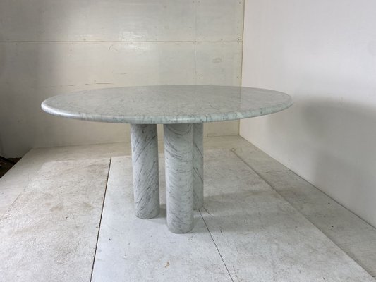 Vintage Marble Dining Table In The, Round Marble Dining Tables