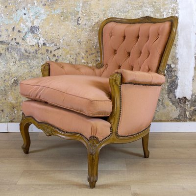 Neoclassical Walnut Armchair 1930s