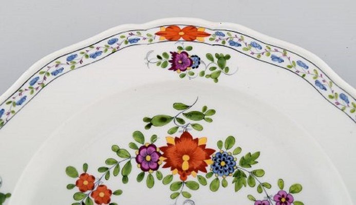 Set of 4 Porcelain Dinner Plates Dobrush,Belarus,Daisy Flowers Pattern 24 CM 